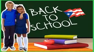 AFRO-LATINOS KIDS FIRST DAY OF SCHOOL IN PUERTO RICO|
