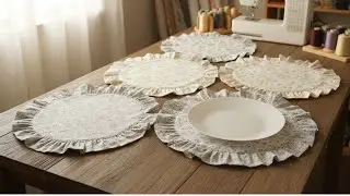 DIY Placemats | Easy & Stylish Sewing Project ✨ #sewing #diy #placemats #jahitpemula