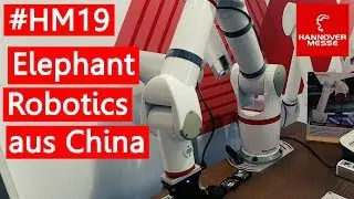 Hannover Messe 2019 - Elephant Robotics: Catbot & Elephant aus China