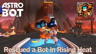 ASTRO BOT - Rising Heat Speedrun | All Bots Rescued in Stellar Speedway Levels