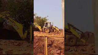 JCB 3dx Working in Field #jcb3dxmachine #backhoeloader