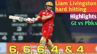 Longest six in ipl 2022 | Liam Livingston 117 meter six vs shami  | Pbks vs Gt| match 48 highlights