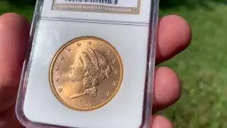 1865-S Brother Jonathan NGC MS64 $20 Featured Shipwreck Coin