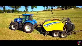DEMO TOUR 2018 New Holland Roll Baler 125 combi