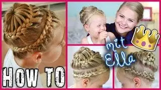 SPECIAL CROWN BRAID - Mit ELLA! :) - Hair Tutorial