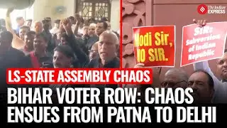 Bihar SIR Sparks Uproar from Parliament to State Assembly; INDIA Bloc Stages Protests