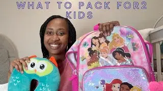 What To Pack For A Baby And Toddler For A Flight | Traveling With Two Kids
