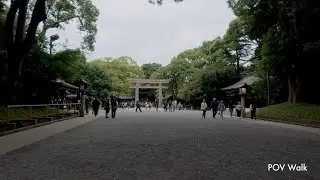 Tokyo Late Afternoon Walk – Meiji Jingu Shrine to Yoyogi Park