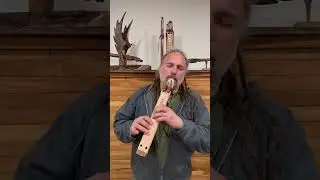 8 hole Aeolian Alternating Drone Flute