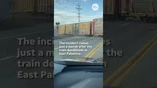 Second Norfolk Southern train derails in Ohio | USA TODAY #Shorts