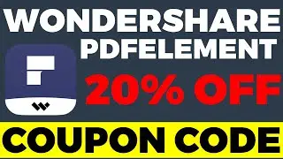 Wondershare PDFElement Coupon Code | GET 20% OFF |  Easy PDF Editor 2024