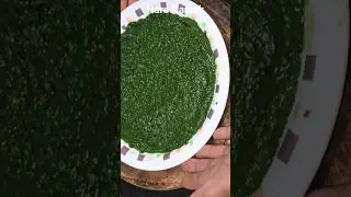 UP Style Hara Namak Recipe #ytshorts #haranoonrecipe #pahadiharanamak #greensaltrecipe