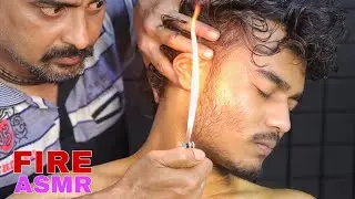 Insanely Relaxing Head Massage | Fire Ear Therapy | Forehead Tapping & Neck Cracking Relaxation