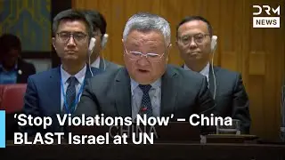 FULL IN: China Envoy Urges Full Gaza Ceasefire & Demands Protection of Civilians at UN Meeting |AC1B