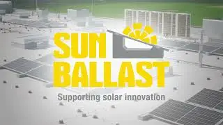 Ballast-Unterst&uuml;tzung f&uuml;r Photovoltaikmodule von Sun Ballast