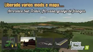 CHEGOU V&Aacute;RIOS MODS BR E UM MAPA NO FARMING SIMULATOR 25! PC E CONSOLES!