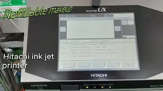 Hitachi Refillable makeup ink jet printer