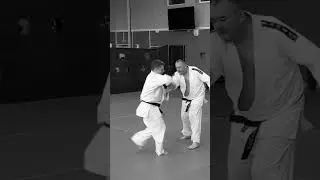Kata mochi shihonage 肩持ち自由技 #shorts #shortsfeed #training #aikidoforfun #jiyuwaza #aikido