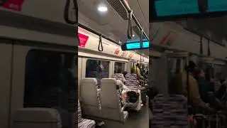 UK - London Heathrow Airport, Inside the Train #london #heathrow #train #inside #transport