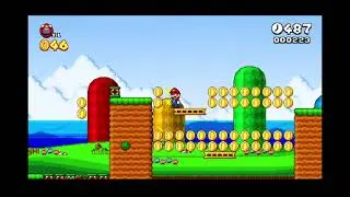 Super_Mario_UniAdventure_1-1_Sunshine_Fields by Funi Frog / Super Mario Unimaker 1.S.4