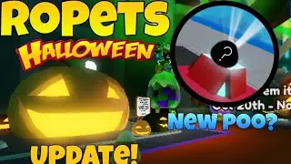 NEW *HALLOWEEN UPDATE* IN ROPETS🎃 + The NEW *Ghostly Poo*  Showcase