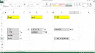Excel Simple Tutorial: 28 Essential Functions(Part 4/10)