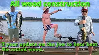 2 Year update cheap Jon to bass boat no rotted wood