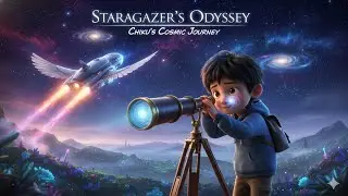 Chiku Aur Taron Wala Grah | 3D Space Science Moral Story in Hindi