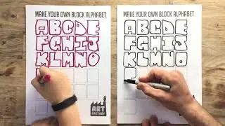 At Home with Art Factory - Block Lettering