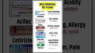 Best medicine for travel