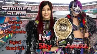 Iyo Sky Vs Asuka (World Championship) | Summerslam - WWE 2K25