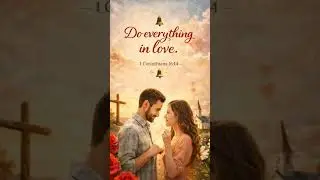 DO EVERYTHING in LOVE | 1 Corinthians 16:14 NIV #shorts #bibleverse
