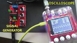 Testing cheap signal generator module with DSO138mini