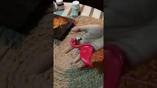 Flamingo garden stake...Full video is on my channel