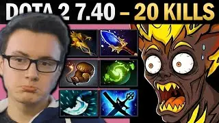 Shadow Fiend Pro MID with Refresher and 1000 GPM - Dota 7.41