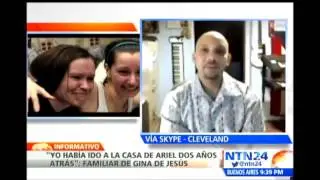 Habla en NTN24 familiar de Gina de Jesús, una de las tres mujeres secuestradas en Cleveland'