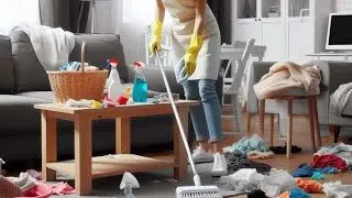 1 həftəlik təmizlik marafonu| qonaq otağını təmizlədim|qızımla tort bişirdik|sonu acınacaqlı oldu🥹