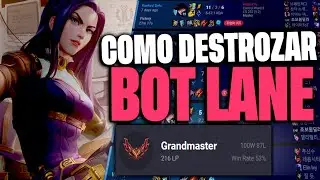 ¡APRENDE a GANAR línea con Caitlyn! ¡LA ESTRATEGIA de un GRAN MASTER en KOREA!