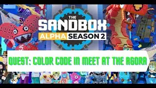 The Sandbox Alpha Season 2 - Color Code in Meet at The Agora
