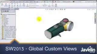 New in SolidWorks 2013 - Global Custom Views