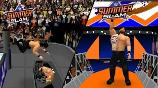 Seth Rollins unleashes on Brock Lesnar, WWE SummerSlam 2019- WR3D