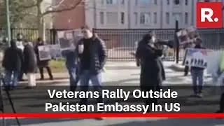 Veterans Rally Outside Pakistan Embassy In US; Protesters Seek Action On 26/11 Mastermind