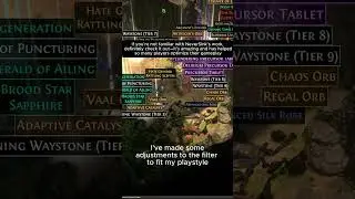 Clarifying the Loot Filter: Credit to Neversink #poe #pathofexile2