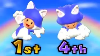 Mario Party 9 MiniGames - Cat Toad vs Mario (Master CPU)