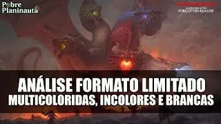 AN&Aacute;LISE FORMATO LIMITADO - FORGOTTEN REALMS - Multicoloridas, incolores e brancas
