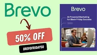 Brevo 50% Off 🔥 (Sendinblue) | Email Marketing Software for Black Friday