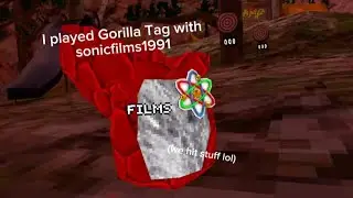 I Played Gorilla Tag W/ Sonicfilms and we hit a lot of stuff