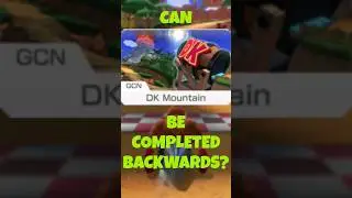 IS *GCN DK MOUNTAIN* POSSIBLE BACKWARDS? #shorts #mariokart