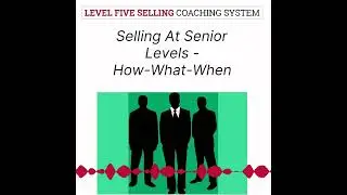 Selling At Senior Levels - How-What-When