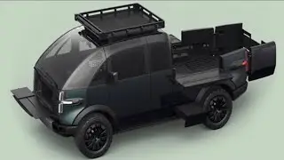 Canoo All-Electric Pickup Truck With Pop-Out Workspaces